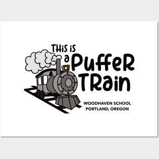 Puffer Train Posters and Art